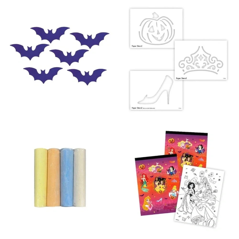 Halloween/Party 200 Piece Disney Princess Trunk or Treat Party Decorating Kit